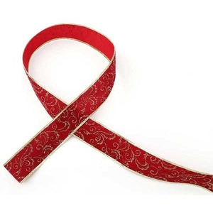 金ふち赤柄（6）リボンロール