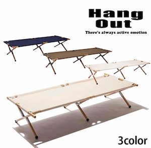 HangOut(ハングアウト) アペロ ウッド コット ベッド ベンチ 木製 帆布 コンパクト 持ち運び カンタン 分解 組み立て アウトドア キャンプ グッズ APR-C190