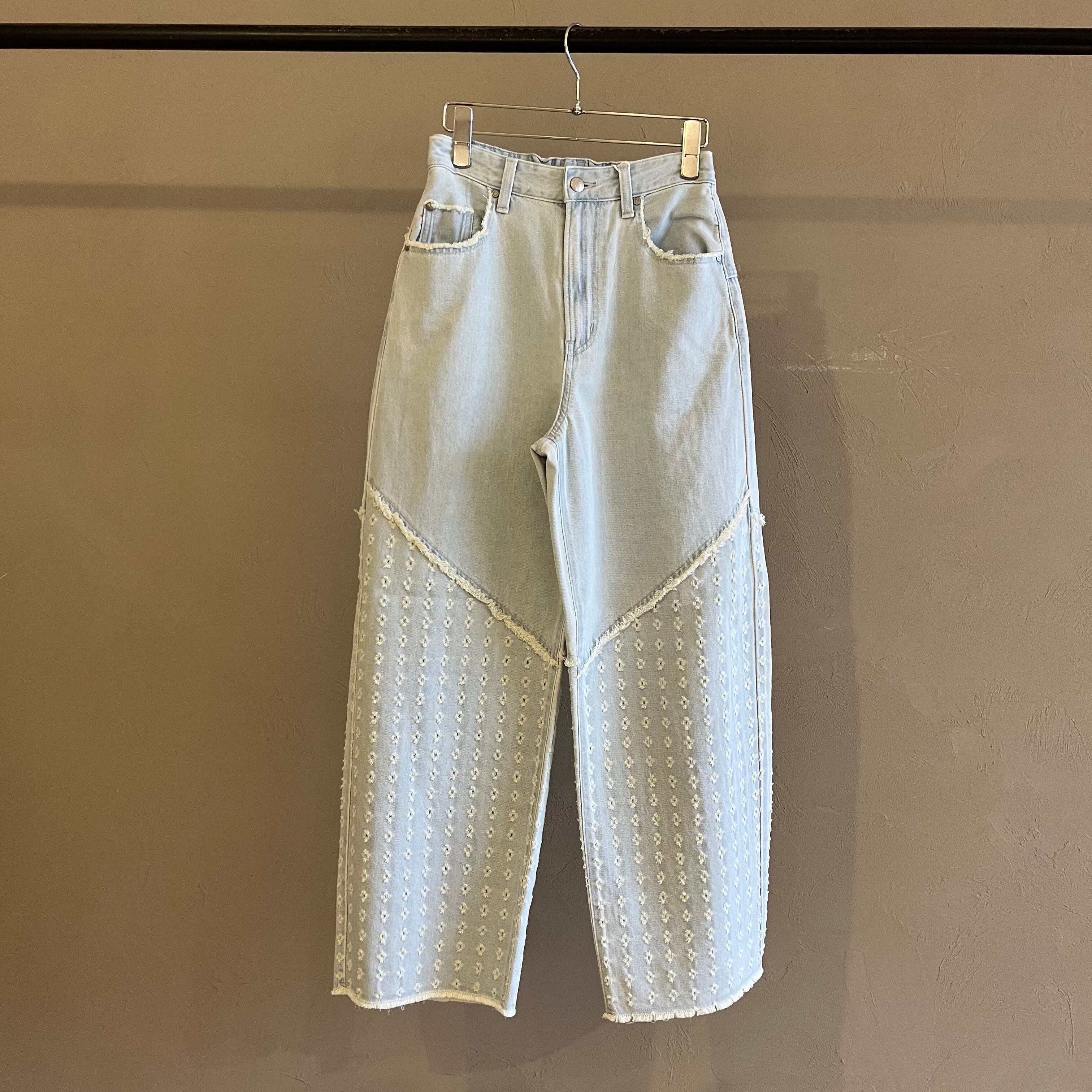 ANTGAUGE 】ルーズカーブパンチングデニムパンツ | valance 福井