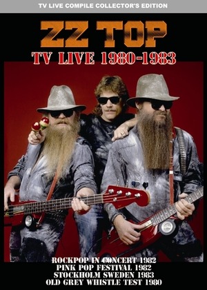 NEW ZZ TOP TV LIVE 1980-1983   1DVDR  Free Shipping