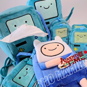 【 Adventure Time ( アドベンチャータイム ) 】 BMO ( ビーモ ) / ふかふかティッシュカバー やや小さめ♡ 〚アメリカン雑貨 アメトイ〛