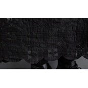 レース切替 フーデッド コート 00197