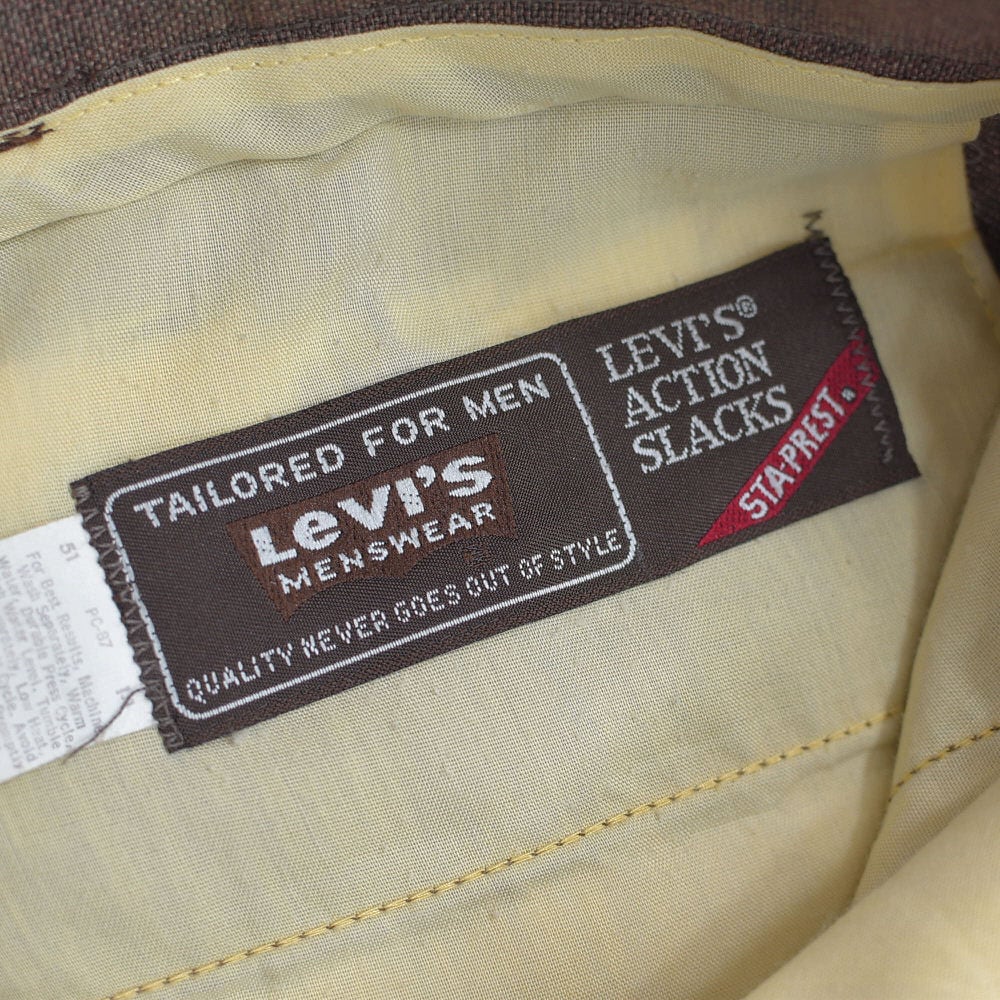 80s Levi's リーバイス Action Slacks アクションスラックス 杢