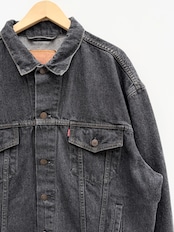 80s Levi's 70503-0259 BLACK DENIM JACKET Size XL
