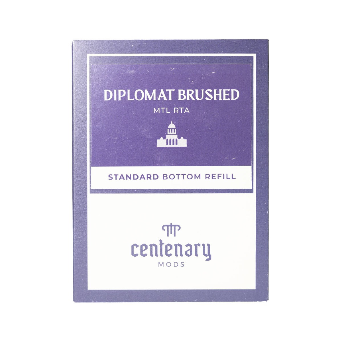 Centenary Mods Diplomat MTL RTA v1.5 Brushed(STANDARD BOTTOM REFILL ...