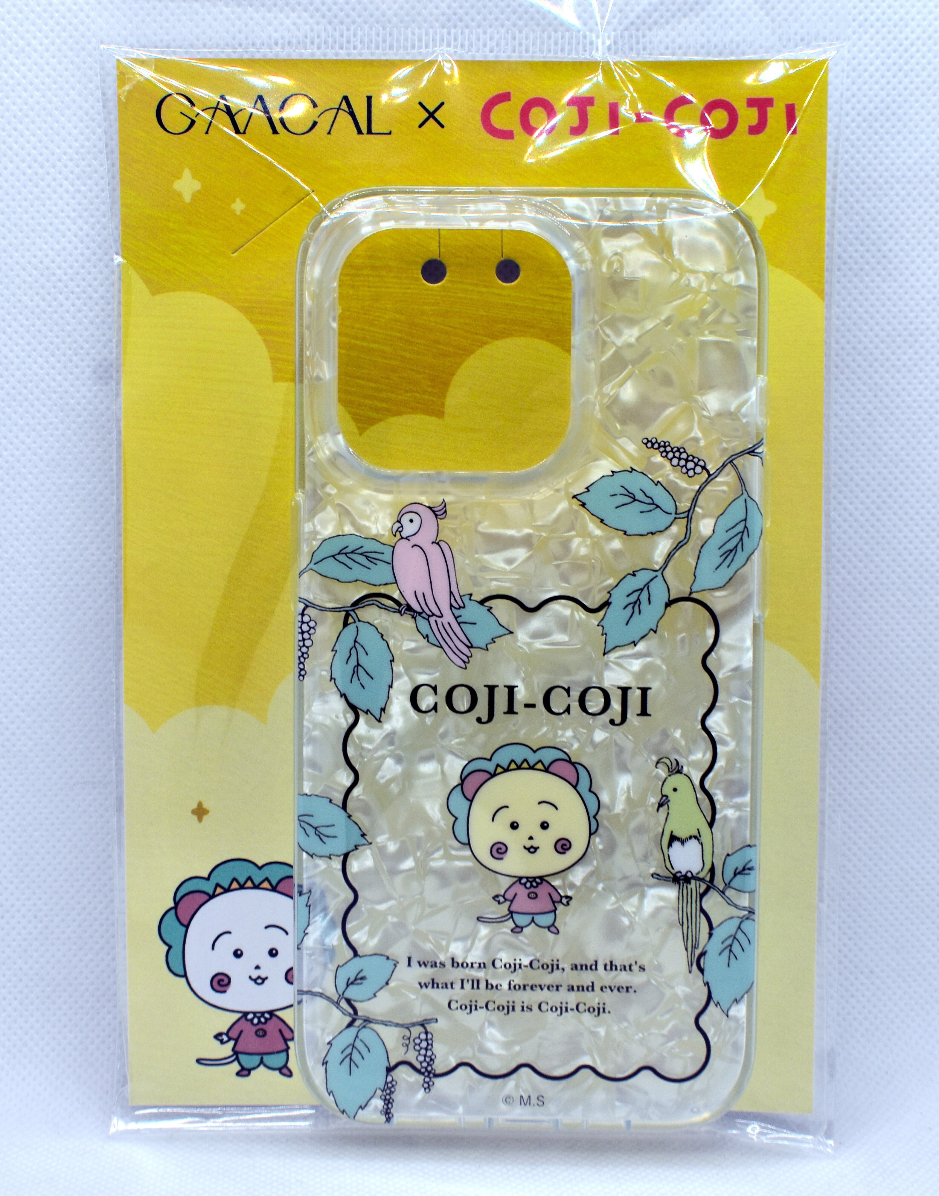 コジコジ シェル風iPhone15 Proケース（コジコジ鳥） ちびまる子ちゃん