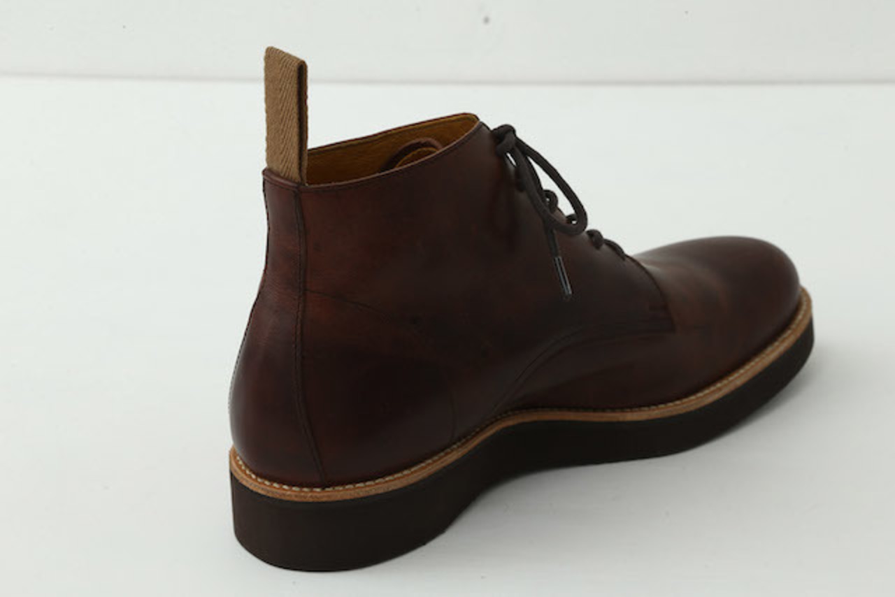 PLAIN TOE CHUKKA (WEDGE SOLE)