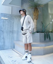 【#Re:room】SOFT SMOOTH WOOL KNIT SHORTS［REK126］