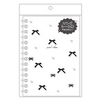 ダブルリングシール帳 パールリボン(4727380)