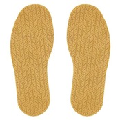 LIANHATA 靴底修理シート 1ペア ゴムシートソール 滑り止め 靴底の保護 靴底補修用 靴修理キット 自由にカット シューズ補修材 耐摩耗性 男女兼用 (ウシスジ色)