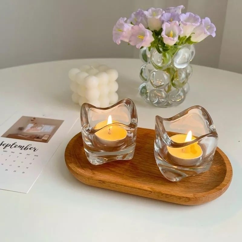 【CANDLE】グラス燭台 キャンドル