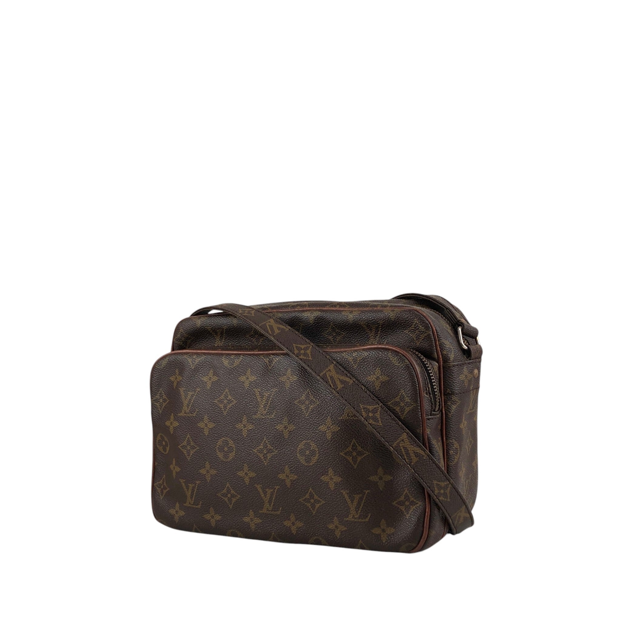 LOUIS VUITTON モノグラム ショルダーバッグ ヴィンテージ LOUIS VUITTON ルイヴィトン モノグラム ショルダーバッグ ブラウン