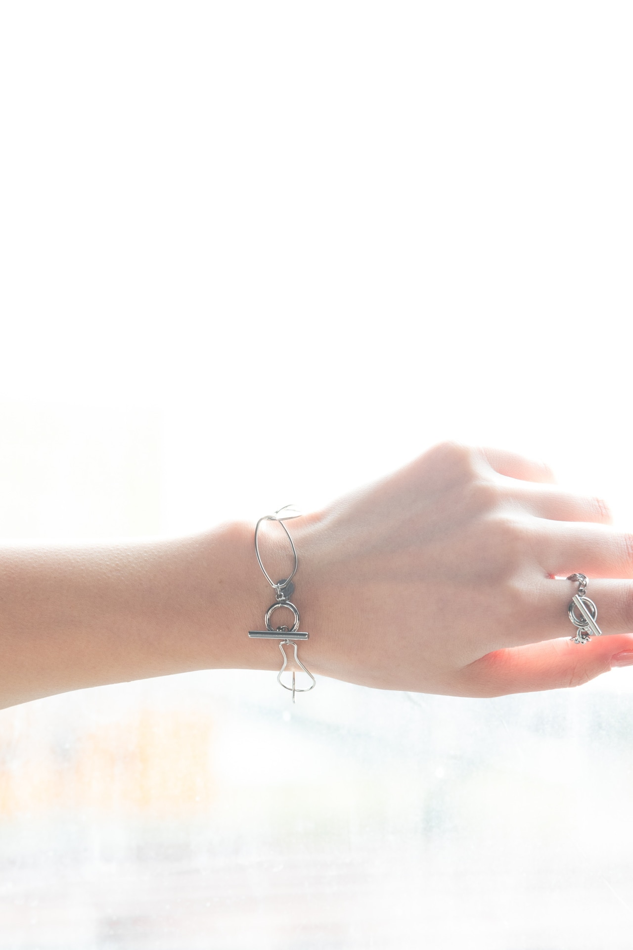 『夏への憧れ』 water chain bracelet