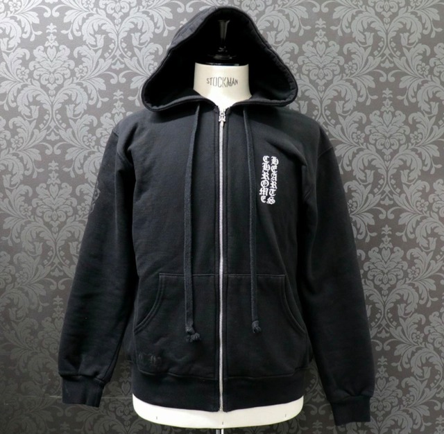 CHROME HEARTS クロムハーツ ダガージップ パーカー セメタリークロス スクロールラベル