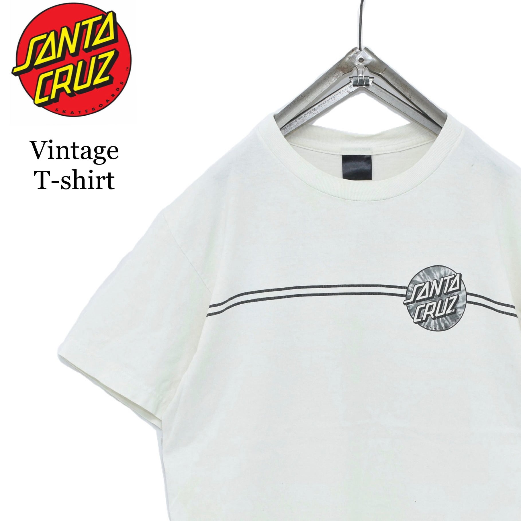 90s Vintage 【雰囲気◎】SANTA CRUZ ロゴプリント Tシャツ ビンテージ