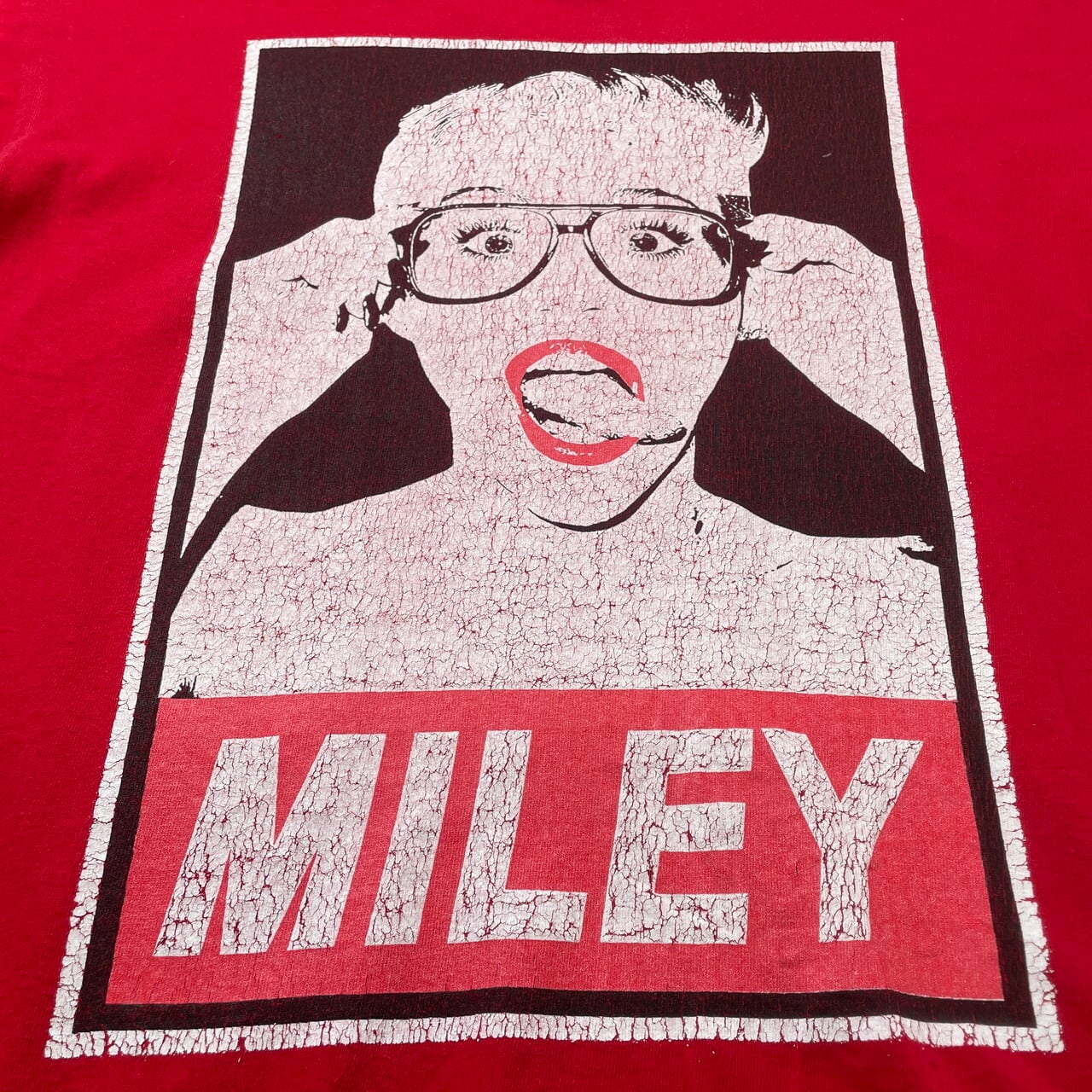 00年代 Miley Cyrus マイリー・サイラス アーティスト バンドTシャツ