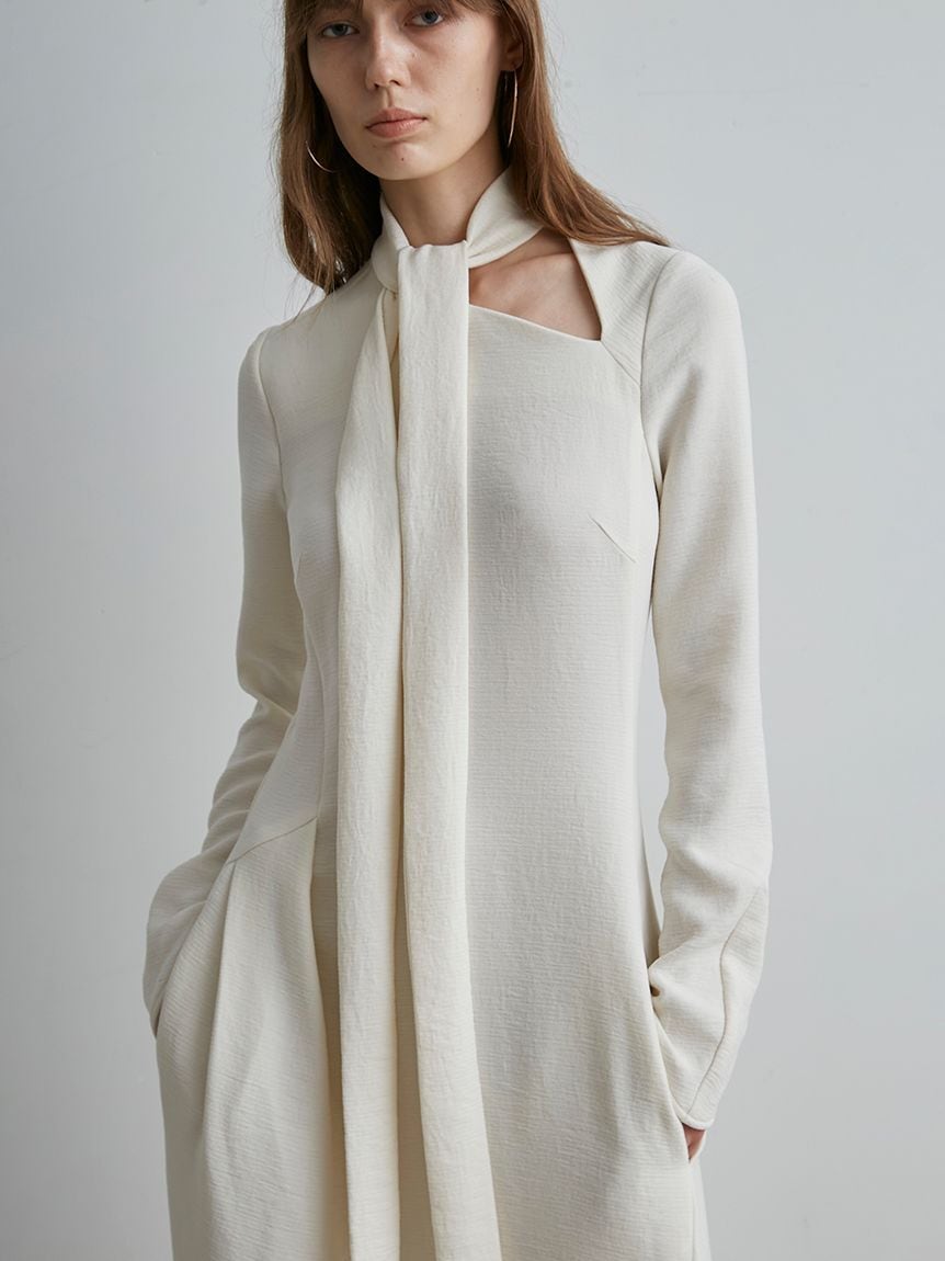 50％OFF】styling/ スタイリング スリットネック ジョーゼット 
