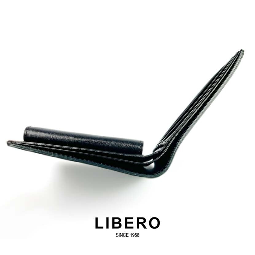 LEBERO リベロ 日本製 高級 アザラシ革(シールスキン)× 姫路レザー 二