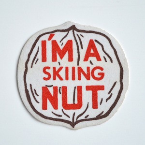 50s I'M A SKIING NUT ワッペン2 デッドストック