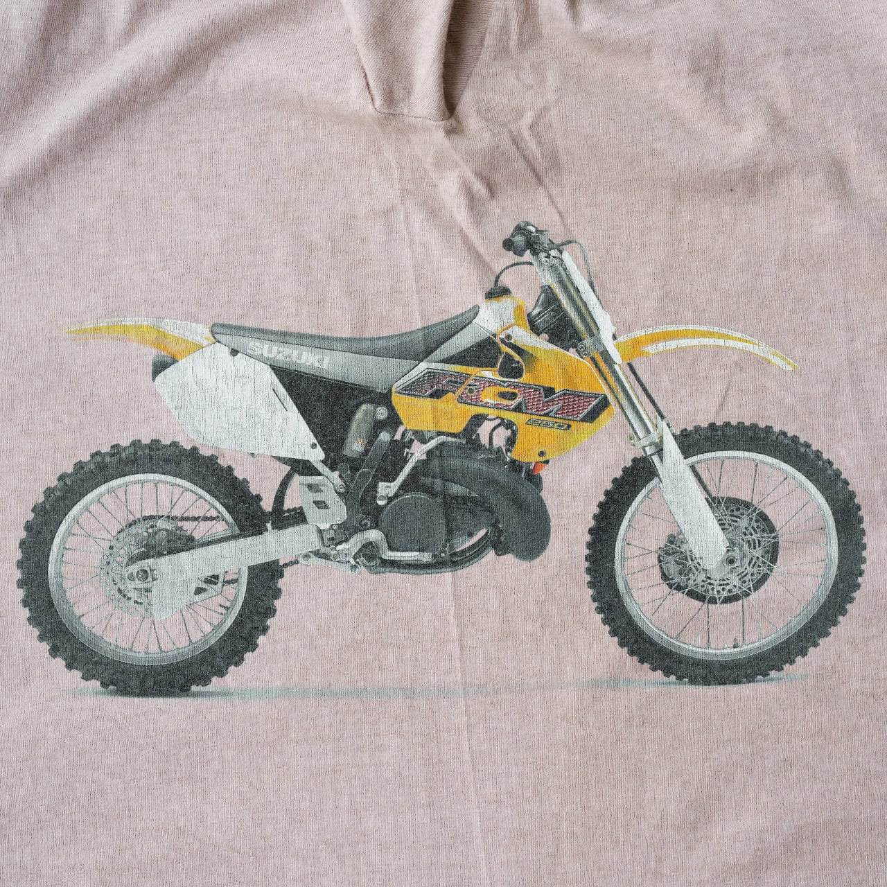 未使用 スズキ RM250 ビンテージ Tシャツ バイク オフロード レーシング SUZUKI RM250 Promo Tee│古着 Tシャツ スズキ オフロードバイク 企業