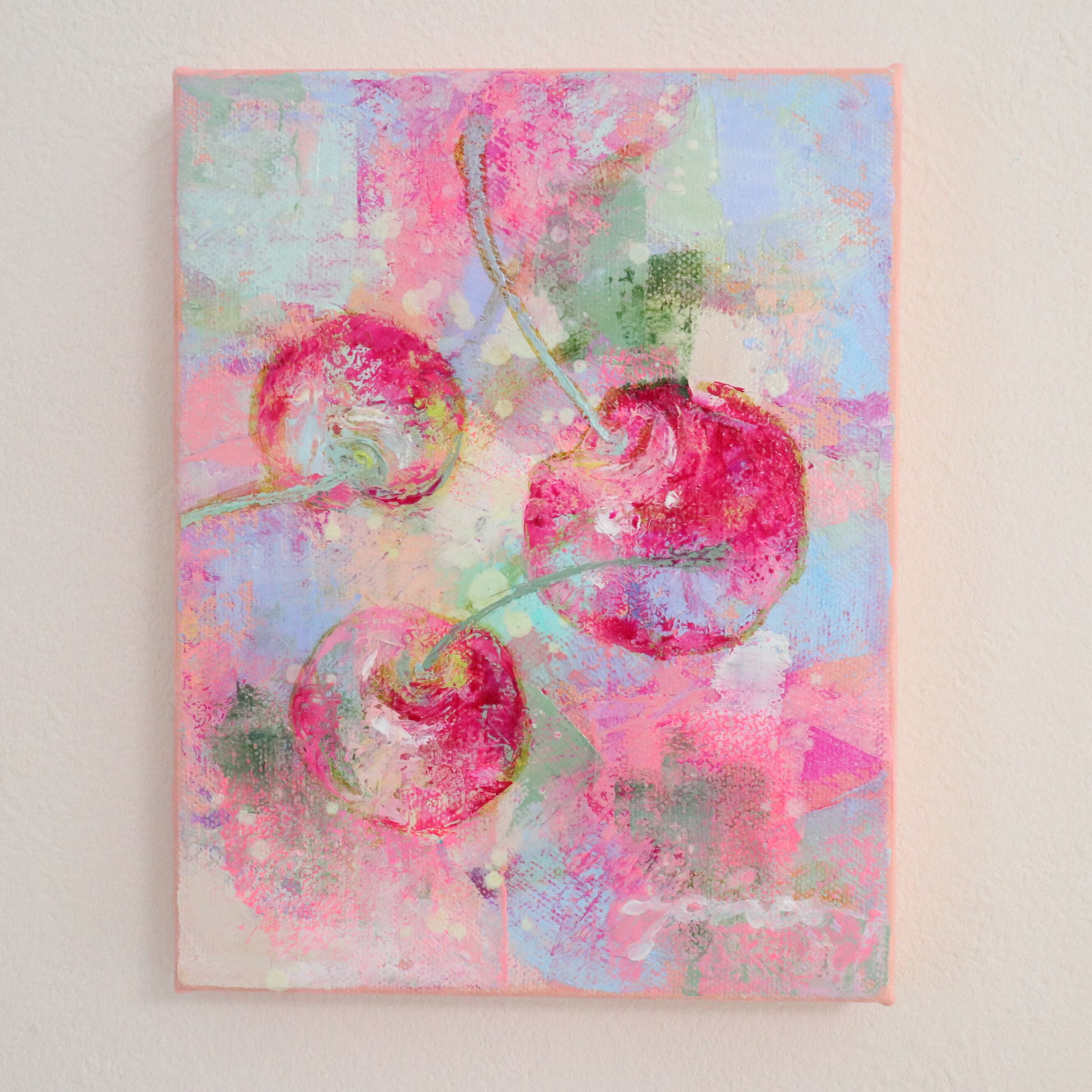 絵画　油絵　静物　果物　ミニ美 絵画 油絵 静物 果物 ミニ美