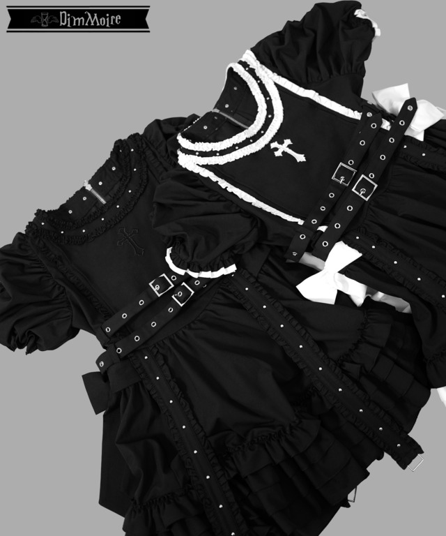 妄愛ホイップワンピース【Black＆White】