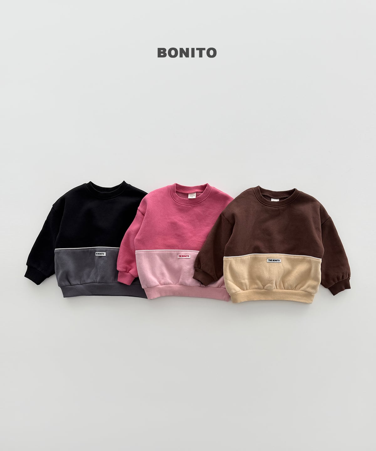 undertone contrast sweatshirt【BONITO】※12月中旬発送予定