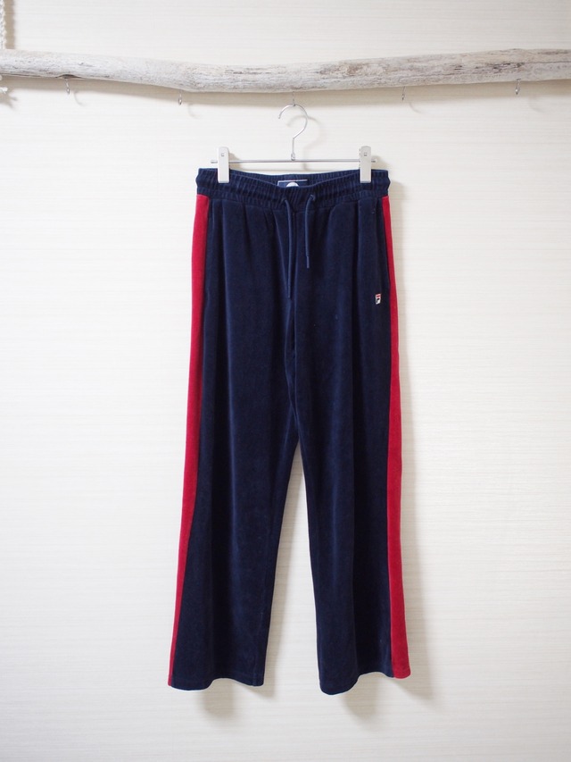 【FILA】velvet easy-slacks