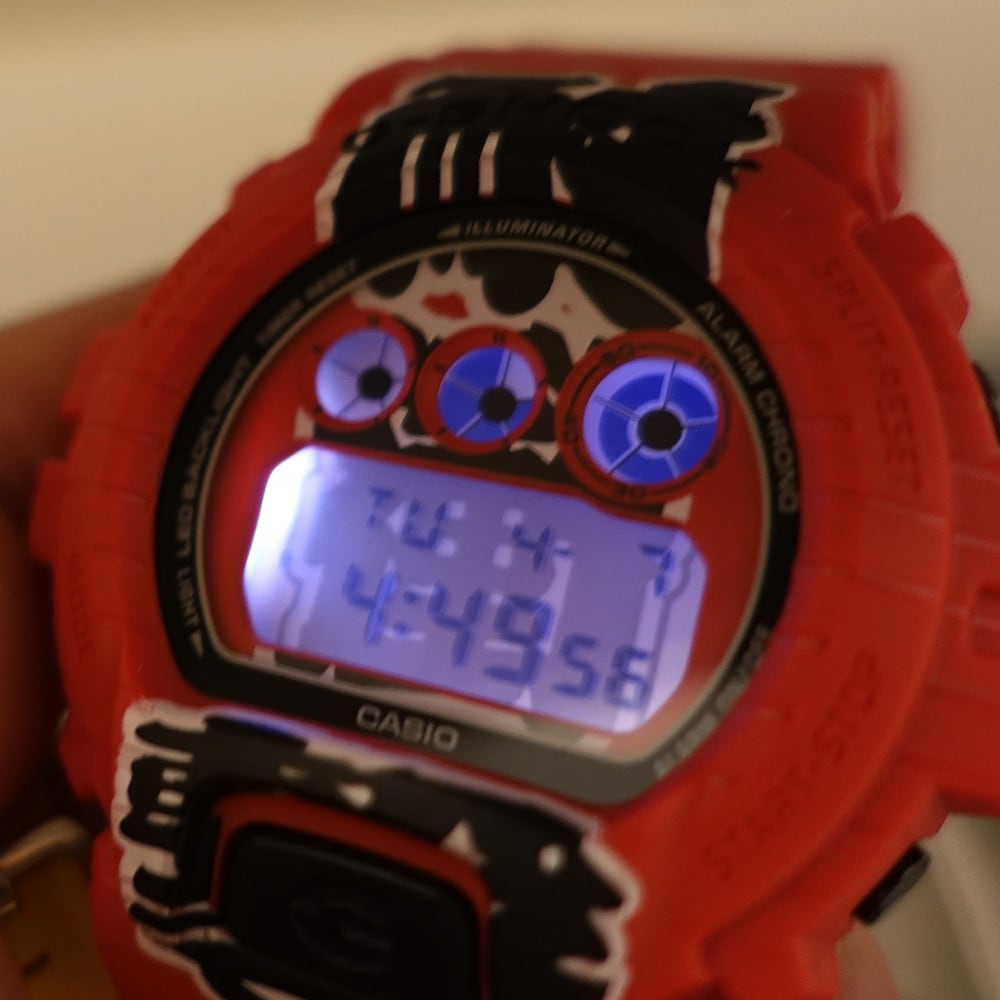 G-SHOCK／耐衝撃赤提灯 DW-6900AKA-4JR 日本製シリーズ メンズ カシオ