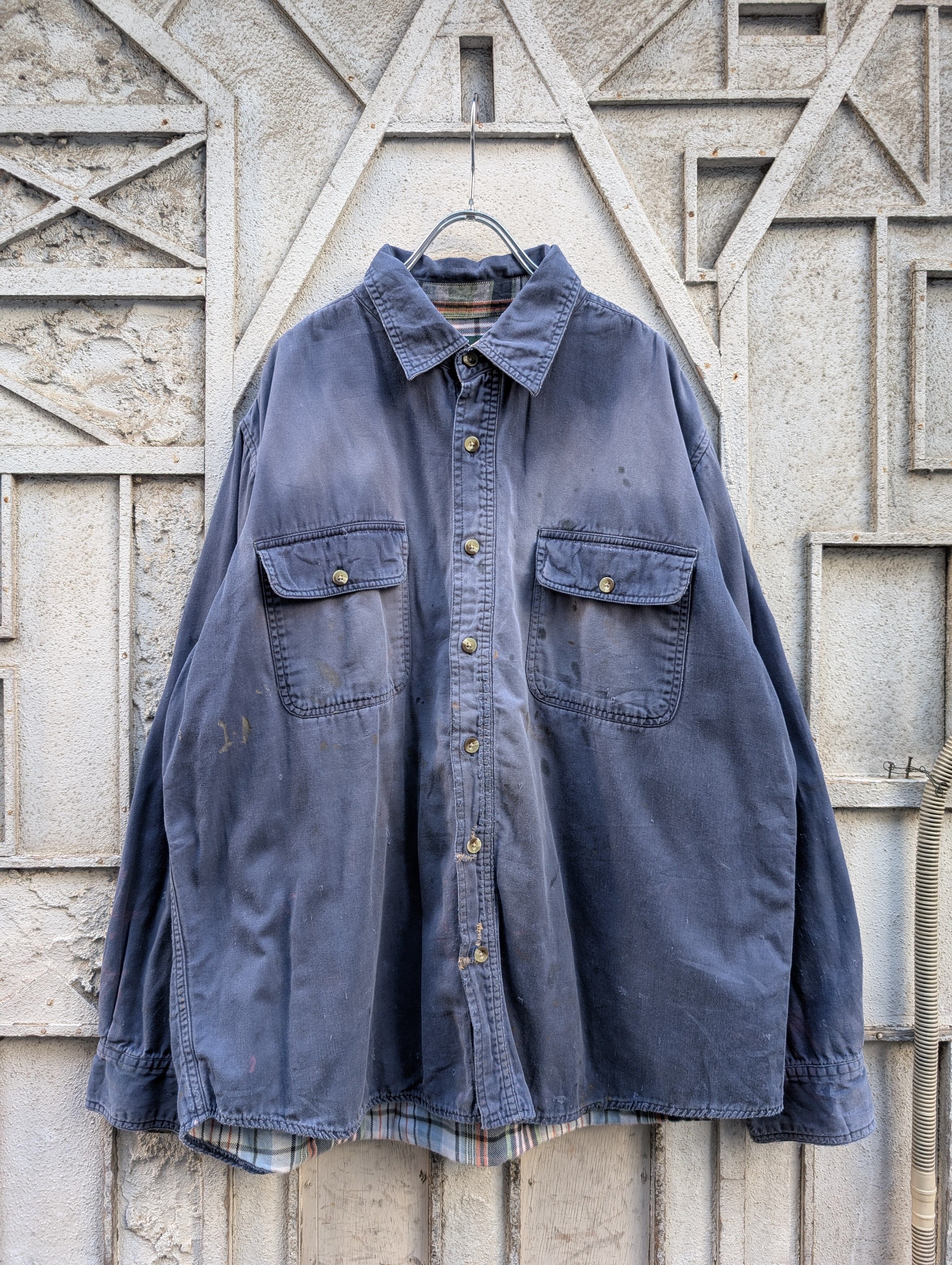 "SCANDIA WOODS" denim fade shirt