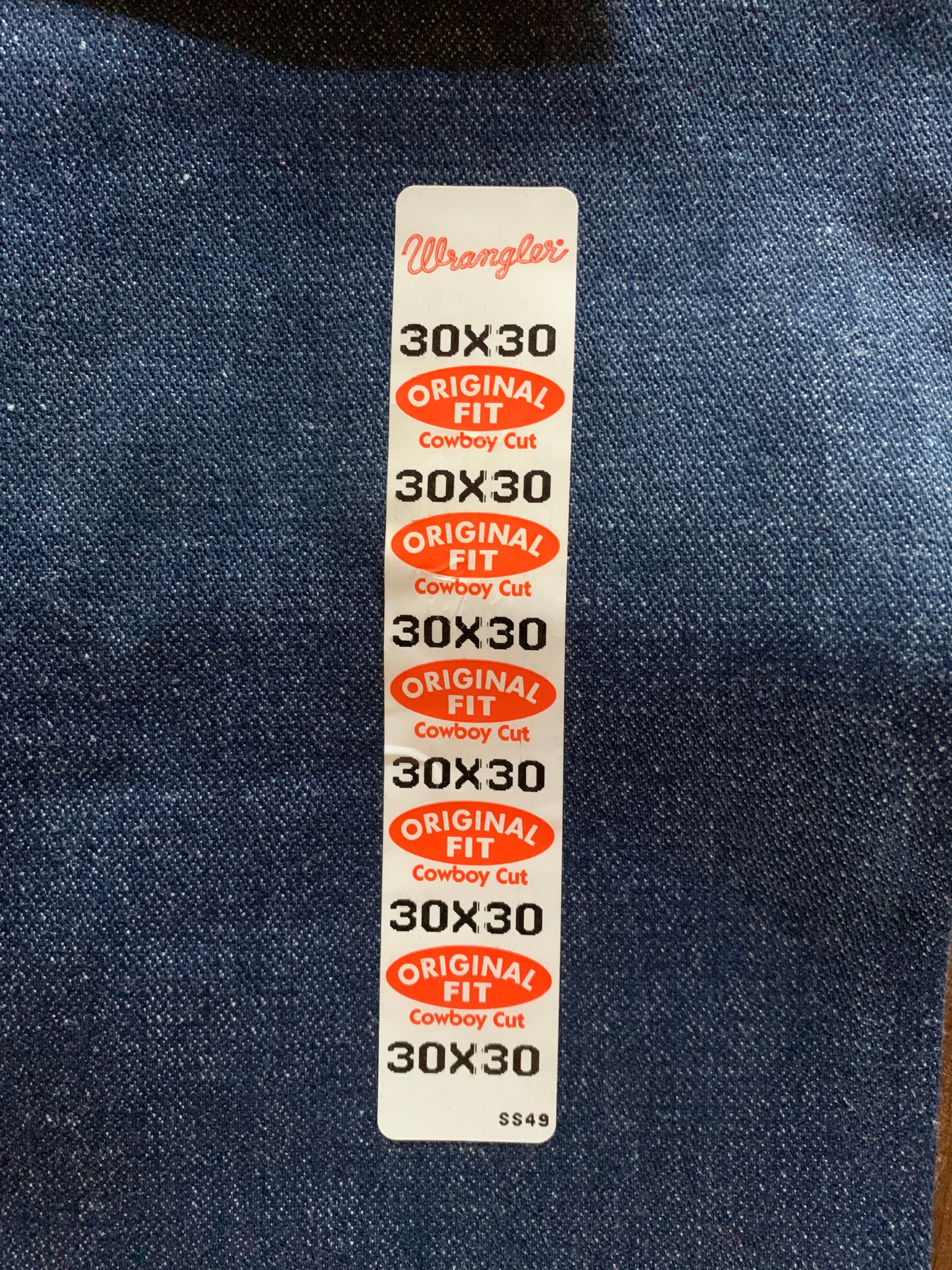 80's〜 Wrangler 13MWZ デニムパンツ DEADSTOCK 表記(30×30) USA製