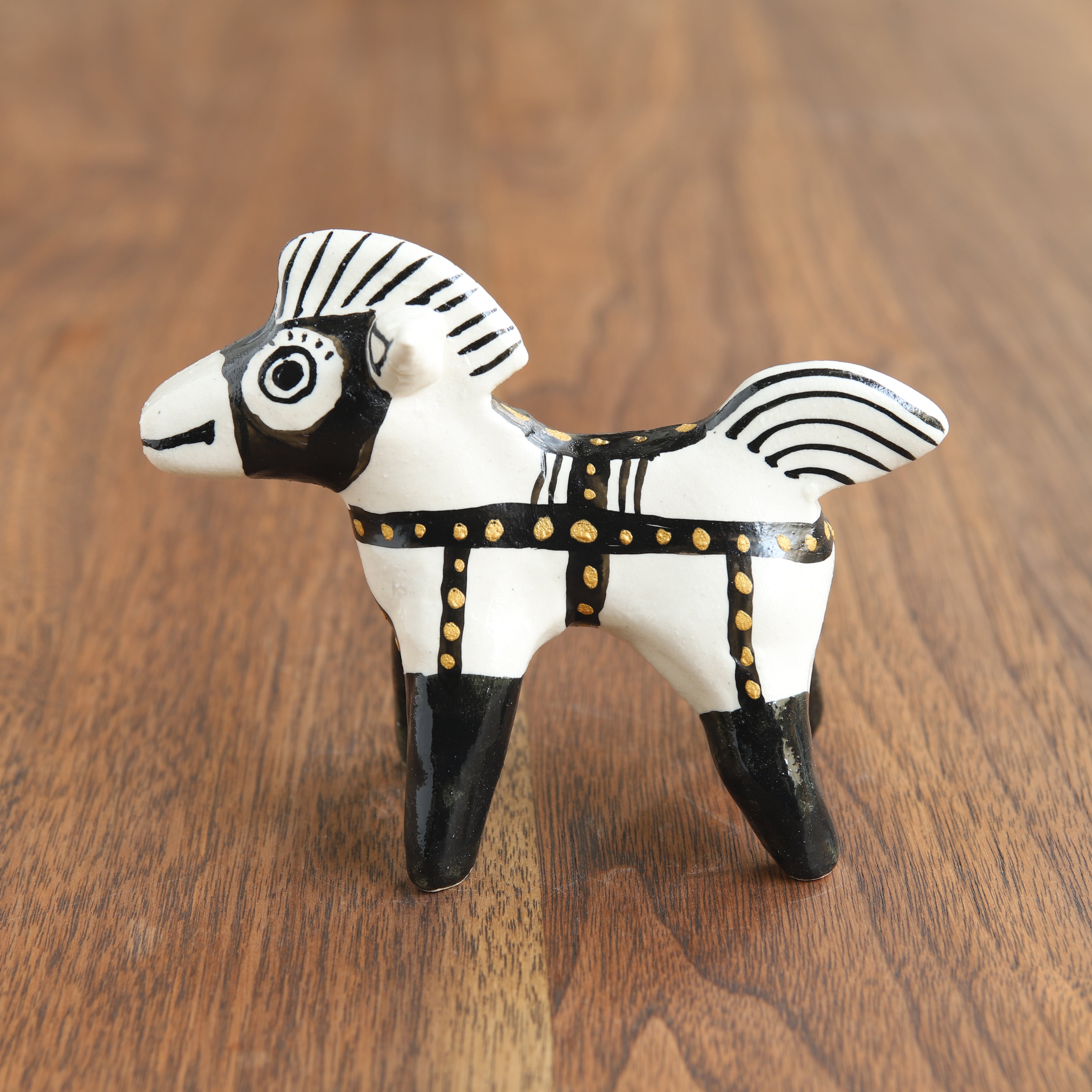 山口祥治 干支フィギュア 午(ウマ)「ウマジャロウ UJ-51」 工房:喜鶴製陶(有田焼)