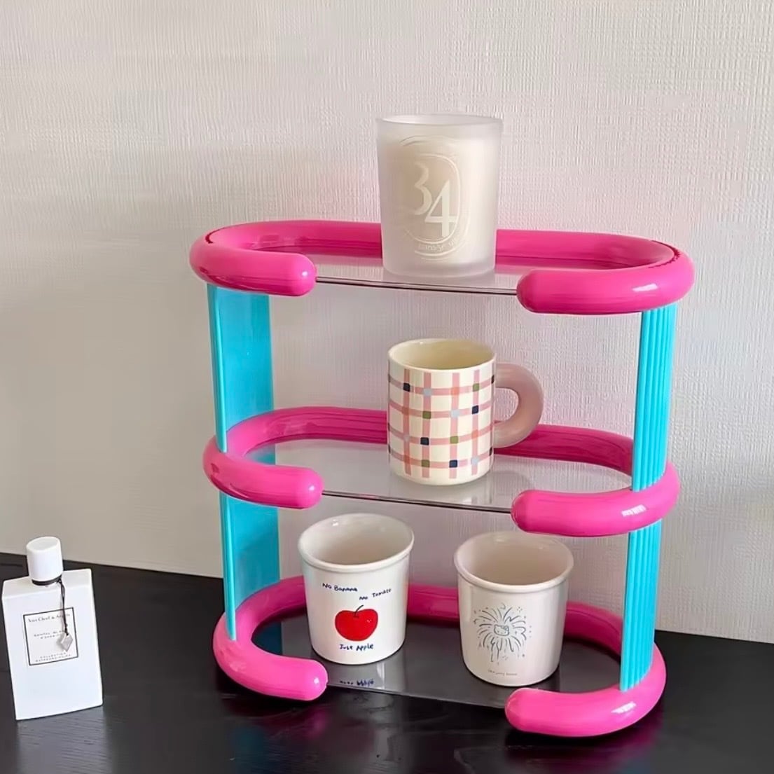 カラフルラック シェルフ シューズロッカー 収納 小物入れ レトロ