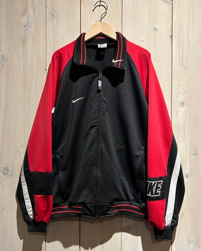 【a.k.a.C.a.k.a vintage】"90's" "NIKE" Color Swiching Loose Track Jacket