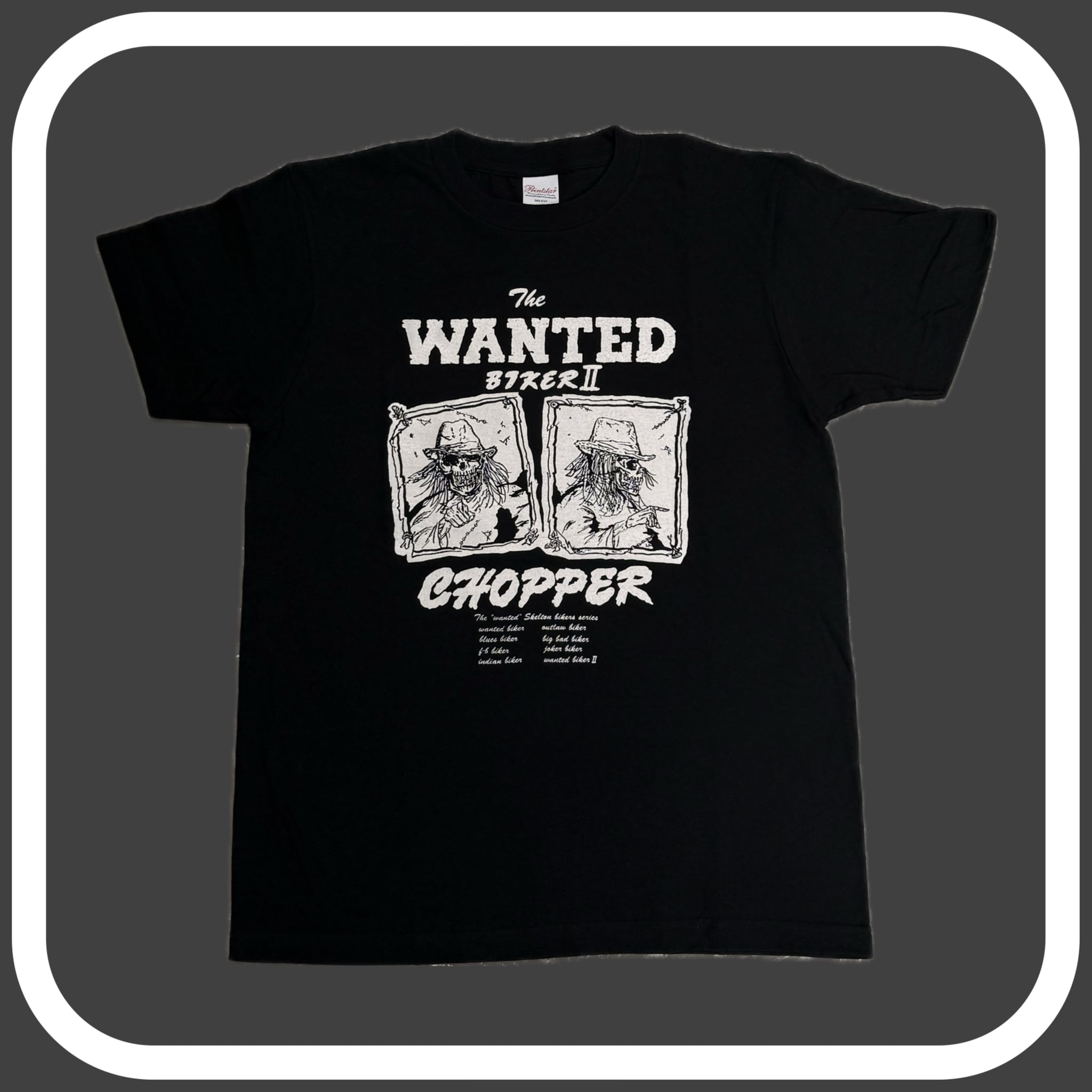 COOLS 50th☆トライクイラストTシャツ(ブラック)】＃T-005 | ☆CHOPPER☆