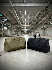 【Bag】Vintage Cotton Boston Bag