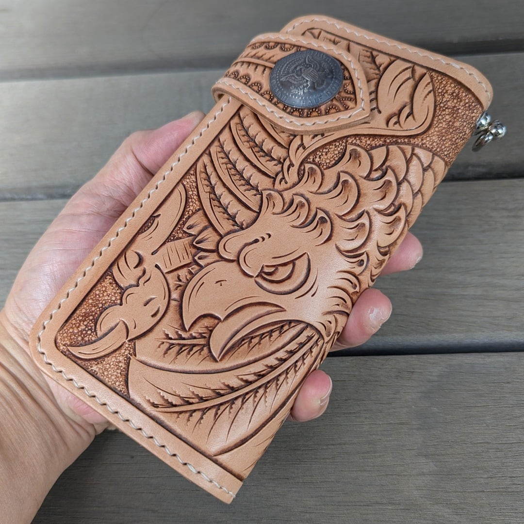 トラッカーズウォレット/ミドルウォレット Mサイズ イタリアンレザー