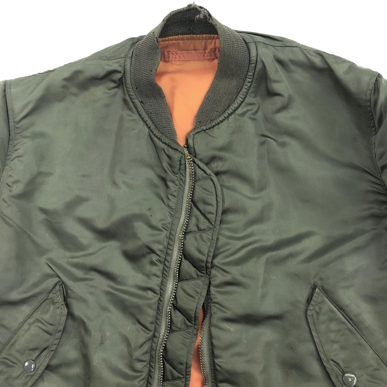U.S.AIR FORCE アルファ 70年代 MA-1 フライトジャケット JACKET
