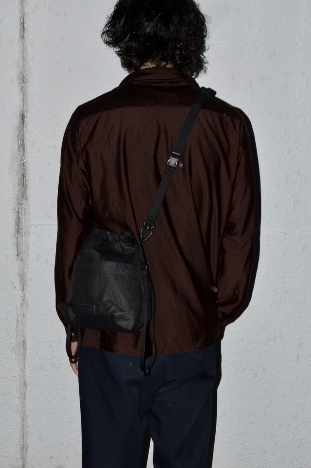 BAICYCLON BCL-158 CORDURA NYLON 2WAY DRAWSTRING BAG 100/210D CORDURA NYLON TWILL PU FACE COATING BAICYCLON by Bagjack バイシクロン 26AW 2WAY 巾着バッグ