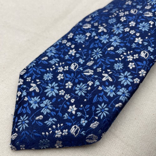 EXPRESS VINTAGE TIE 細め 花柄 ネクタイ n-529