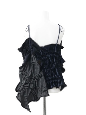 【26AW | WOMEN】Create Clair クリエイトクレイル / スカート / Patch smocking skirt　15C21-317