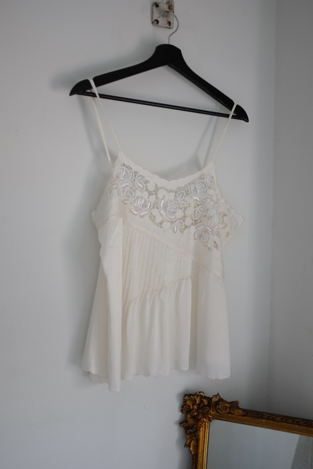[vintage]silk lace camisole
