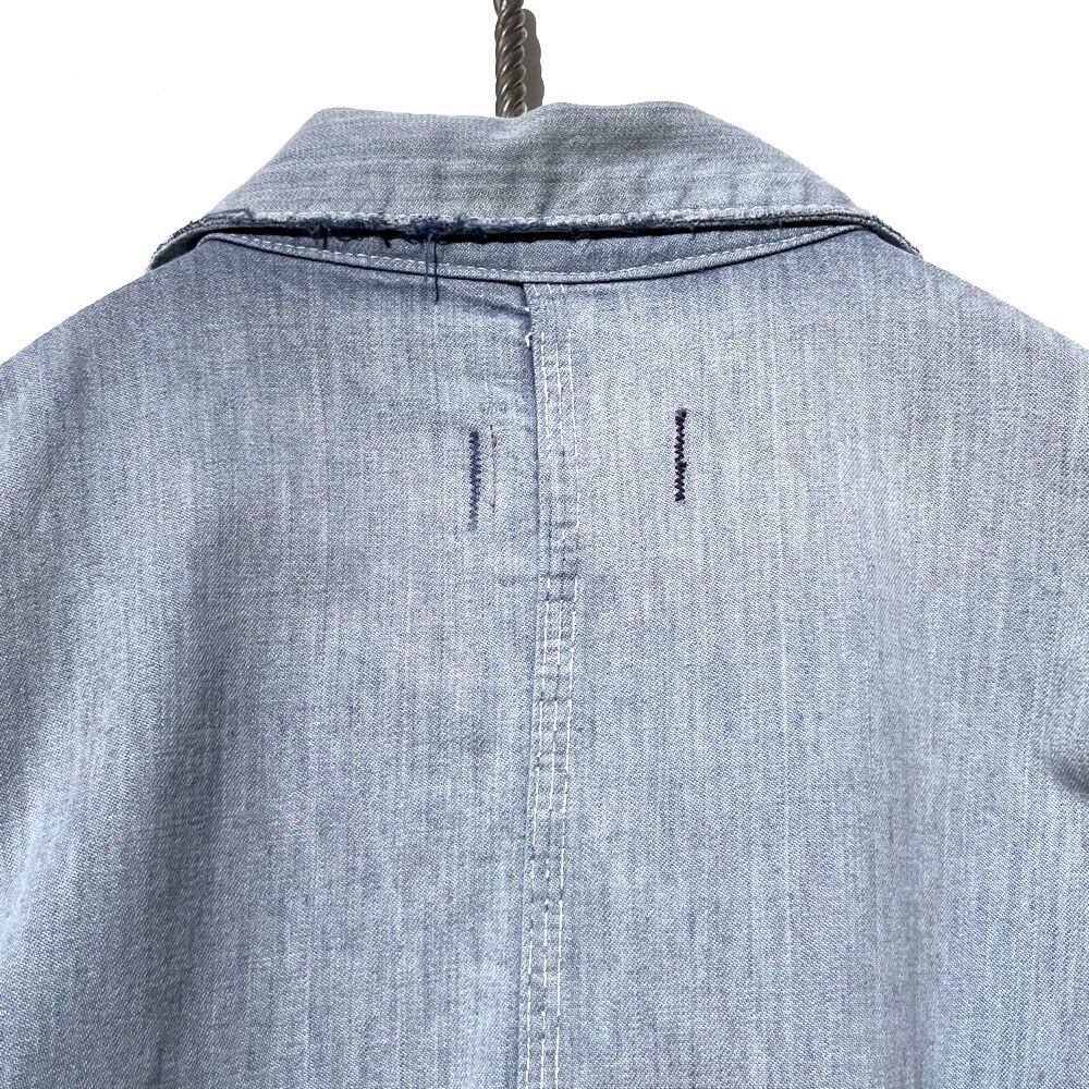 Montgomery Ward] Vintage High Aging Coverall Denim Jacket [1970s