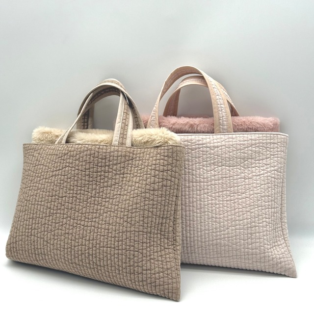 【サブバッグ/ロゴチャーム】ヌビキルトバッグ