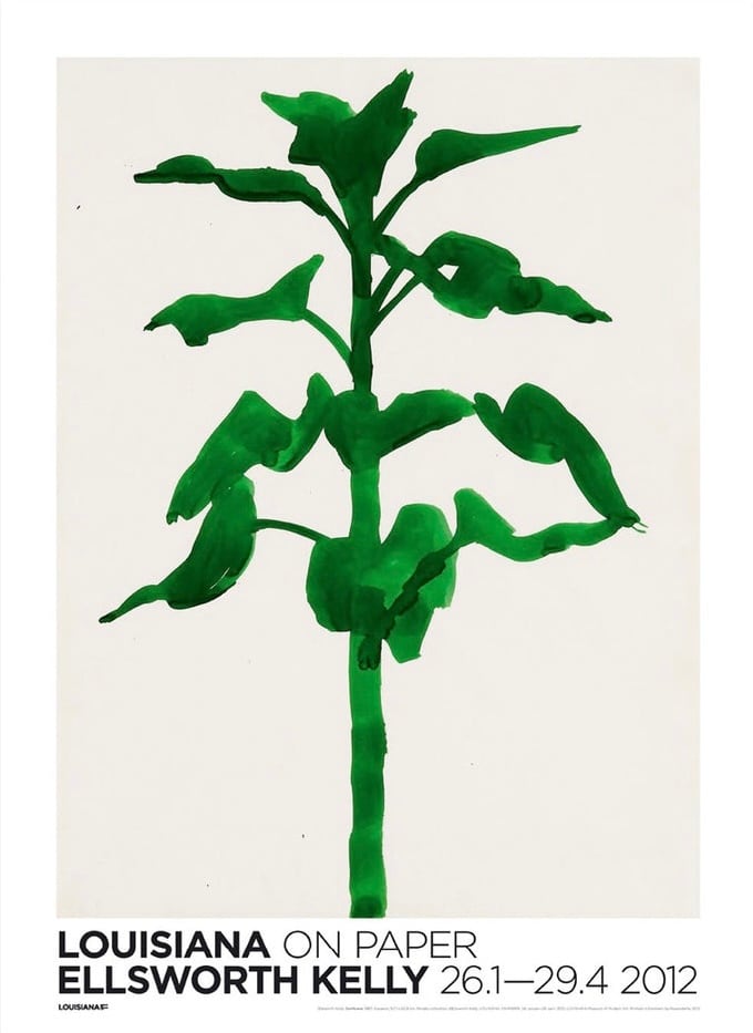 Ellsworth Kelly Sunflower ポスター A1額装セット Ellsworth Kelly Sunflower (1957) Poster A1額装セット | Tokyo