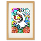 Art Print A4（Locomoco）with Frame