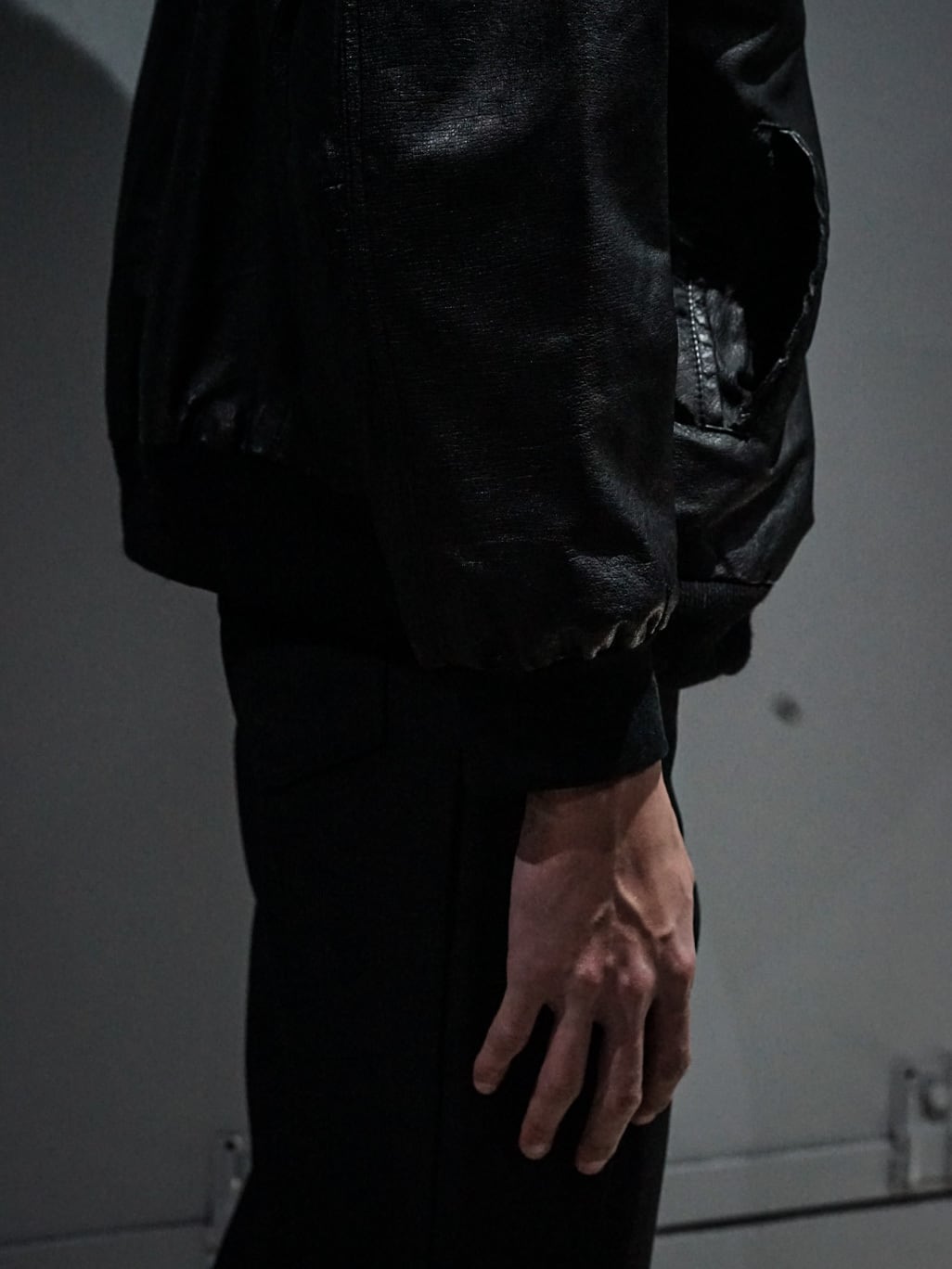 vintage gimmick leather blouson brown XL 00's archive DIESEL y2k