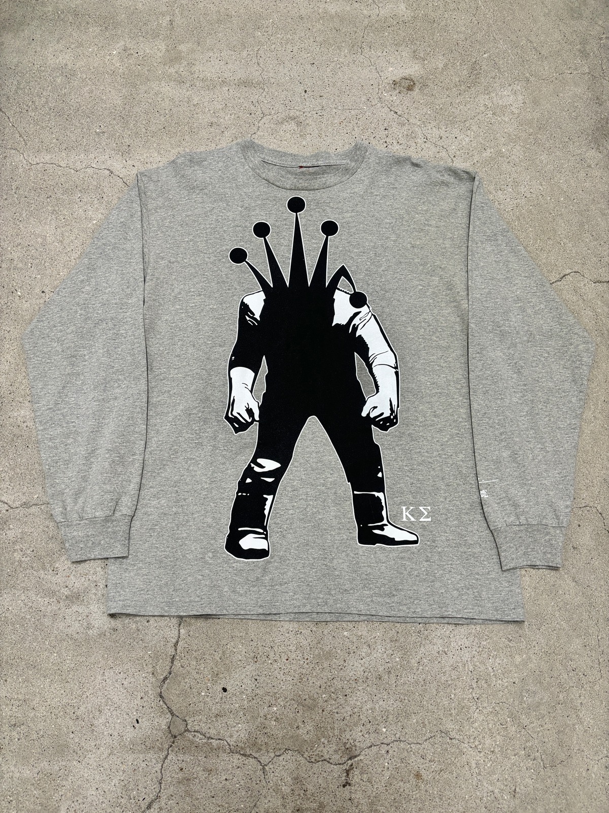00～10s STUSSY/KOSTAS SEREMETIS/Crownman print L/S Tee/L相当 