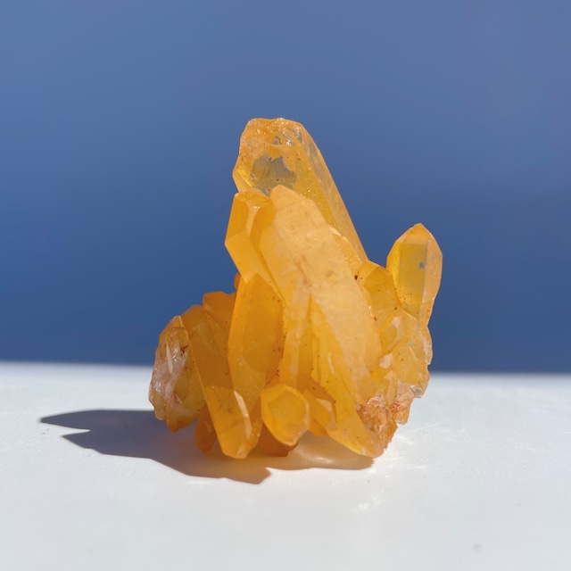 タンジェリンクォーツ クラスター02◇Tangerine Quartz ◇ 天然石・鉱物・パワーストーン