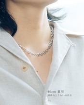 『繋がりの軌道』 orbit   chain necklace